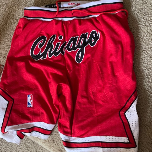Authentic Red Chicago Shorts
